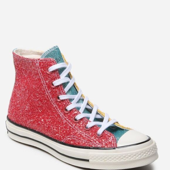 NEW Converse Chuck Taylor All Star 70 Hi X JW Anderson Glitter Pack 5 Mens 7 Wmn - Picture 6 of 8